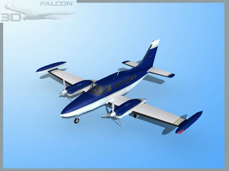 falcon3d c414 chancellor f02 3D Model .c4d .max .obj .3ds .fbx .stl .blend