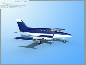 falcon3d c414 chancellor f02 Modelo 3D