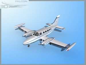 falcon3d c414 chancellor f03 3D Модель