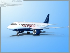 falcon3d  a319 viceroy Model 3D