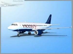 falcon3d  a319 viceroy 3D Model
