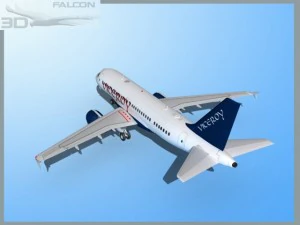 falcon3d  a319 viceroy 3D Model