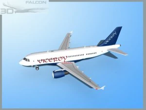 falcon3d  a319 viceroy 3D Model
