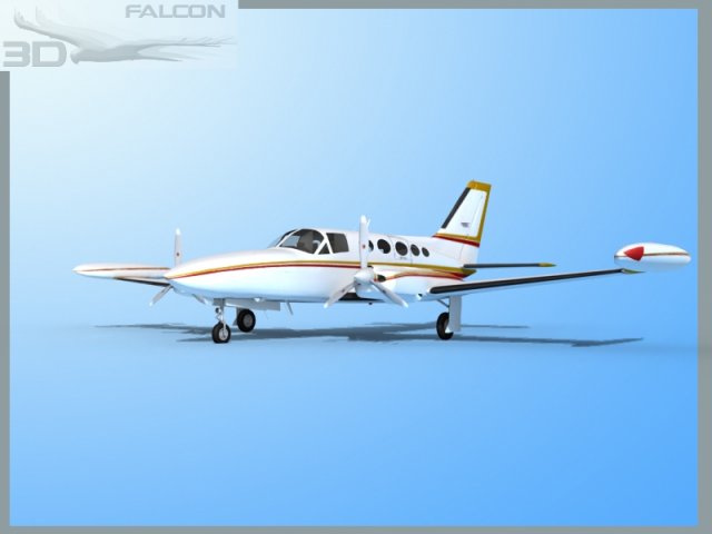 falcon3d c414 chancellor f05 3D Model .c4d .max .obj .3ds .fbx .stl .blend 