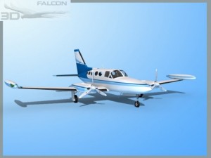 falcon3d c414 chancellor f07 3D Модель