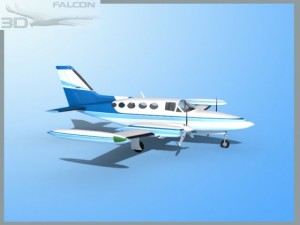 falcon3d c414 chancellor f07 3D Модель