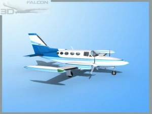 falcon3d c414 chancellor f07 3D Model