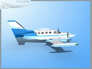falcon3d c414 chancellor f07 3D Модель