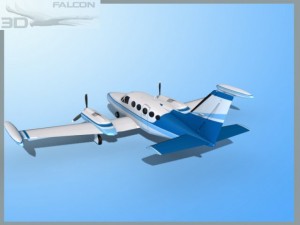 falcon3d c414 chancellor f07 3D Модель