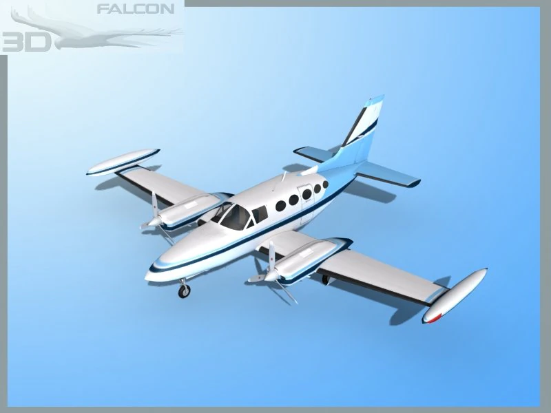 falcon3d c414 chancellor f08 3D Model .c4d .max .obj .3ds .fbx .stl .blend 