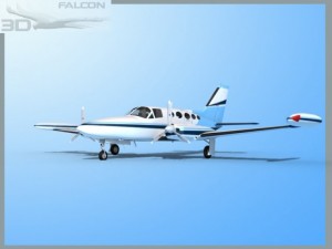 falcon3d c414 chancellor f08 3D Model