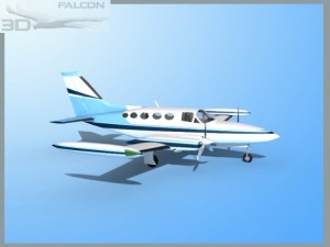 falcon3d c414 chancellor f08 3D Model