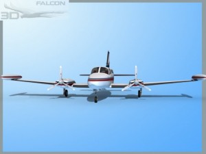 falcon3d c414 chancellor f09 Model 3D