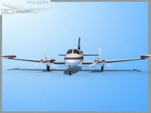 falcon3d c414 chancellor f09 3D Model