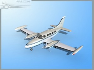 falcon3d c414 chancellor f10 3D Model