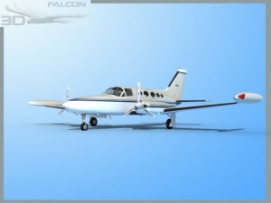 falcon3d c414 chancellor f10 3D Model