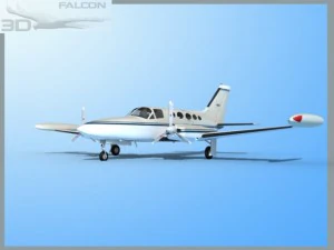falcon3d c414 chancellor f10 3D Model