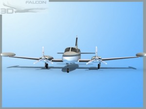 falcon3d c414 chancellor f10 3D Model