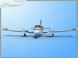 falcon3d c414 chancellor f10 3D Model
