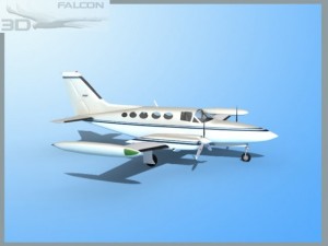 falcon3d c414 chancellor f10 3D Model