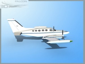 falcon3d c414 chancellor f10 3D Model