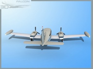 falcon3d c414 chancellor f10 3D Model