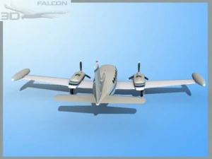 falcon3d c414 chancellor f10 3D Model