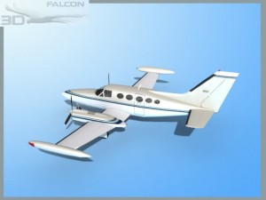 falcon3d c414 chancellor f10 3D Model