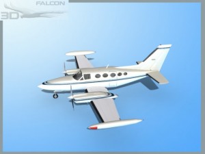 falcon3d c414 chancellor f10 3D Model
