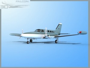 falcon3d c414 chancellor f12 3D Model