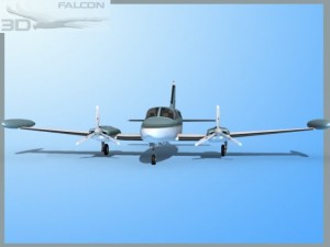 falcon3d c414 chancellor f12 Modelo 3D