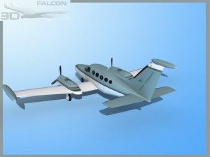falcon3d c414 chancellor f12 Modelo 3D