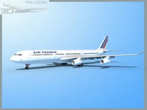 falcon3d a340 600 air france 3D Model