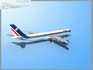 falcon3d a340 600  air transat 3D Model