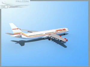 falcon3d a340 600 canada 3000 3D Model