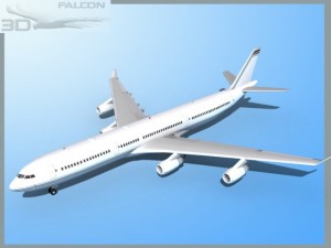 falcon3d a340 600 corporate 1 3Dモデル