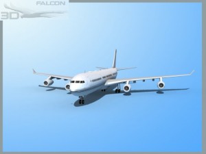 falcon3d a340 600 corporate 1 3Dモデル