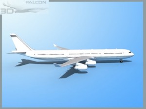 falcon3d a340 600 corporate 1 3Dモデル