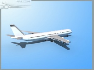 falcon3d a340 600 corporate 1 3Dモデル