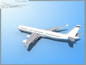 falcon3d a340 600 corporate 1 3Dモデル