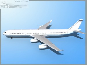 falcon3d a340 600 corporate 1 3Dモデル