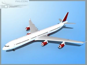 falcon3d a340 600 corporate 2 3D Model