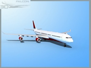 falcon3d a340 600 corporate 2 3D 模型