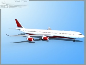 falcon3d a340 600 corporate 2 3D 模型