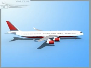 falcon3d a340 600 corporate 2 3D Model