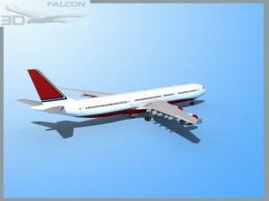 falcon3d a340 600 corporate 2 3D 模型