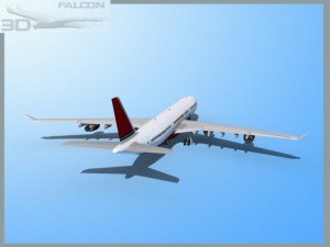 falcon3d a340 600 corporate 2 3D 模型