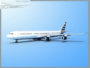 falcon3d a340 600 corporate 4 Modelo 3D