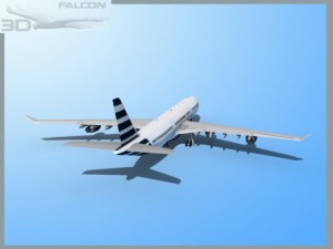 falcon3d a340 600 corporate 4 3D 模型