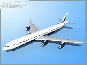 falcon3d a340 600 corporate 5 Modelo 3D